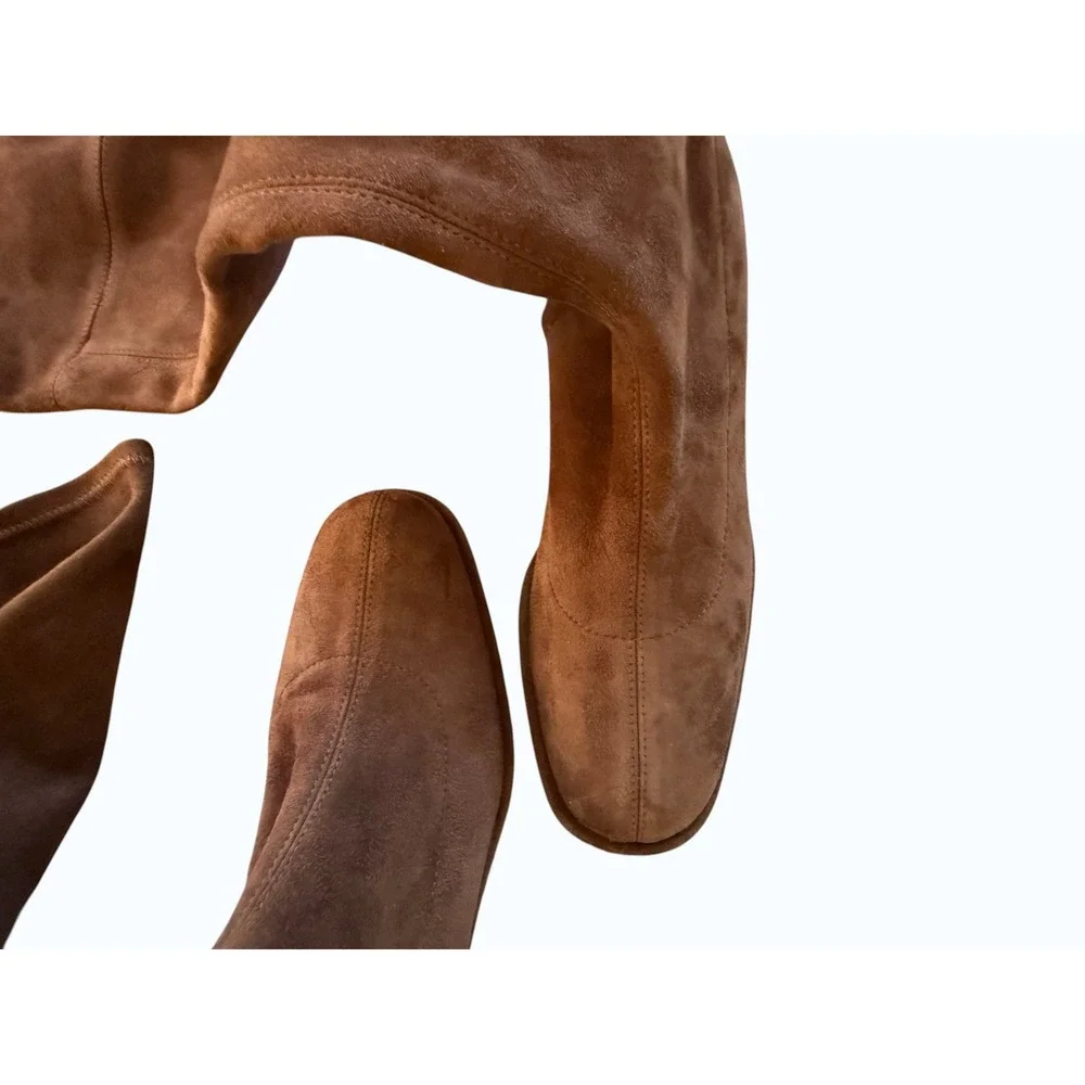 Dear Frances Stretch Suede‎ OTK Boot Brown EU 36 | Italian Made | Vero Cuoio